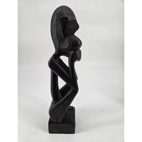 Vintage Senufo Carved African Folk Art Wooden Abstract Statue Figure - Picture 14 of 16